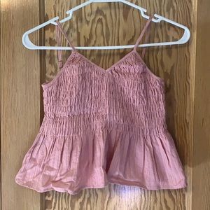 Blush tank top